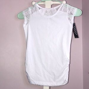 White Lace T-Shirt!